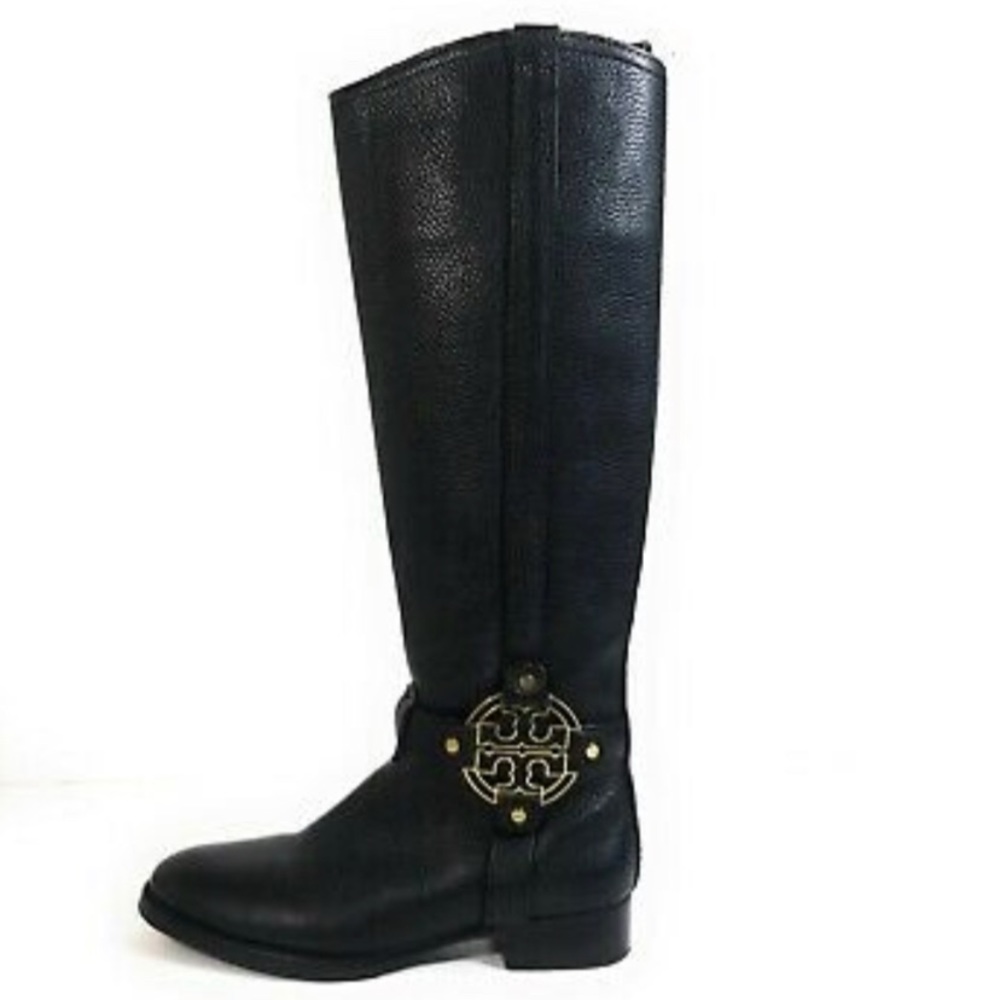 Tory Burtch knee high leather zip boots
